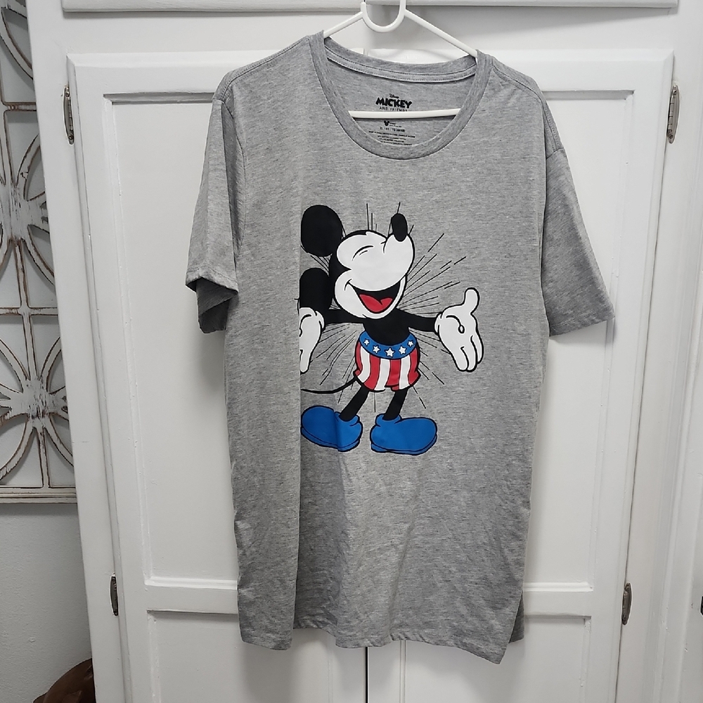 Gray Mickey Mouse T-Shirt